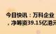 今日快讯：万科企业：完成3亿股新H股配售，净筹资39.15亿港元