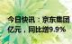 今日快讯：京东集团：2022全年收入10462亿元，同比增9.9%