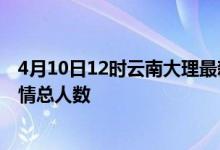 4月10日12时云南大理最新疫情通报今天及大理目前为止疫情总人数