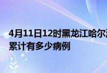 4月11日12时黑龙江哈尔滨疫情最新状况今天及哈尔滨疫情累计有多少病例