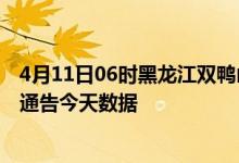 4月11日06时黑龙江双鸭山最新发布疫情及双鸭山疫情最新通告今天数据