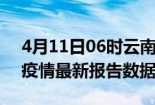 4月11日06时云南丽江最新发布疫情及丽江疫情最新报告数据