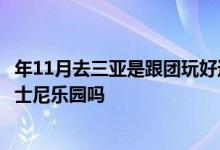 年11月去三亚是跟团玩好还是自由行好年11月可以去香港迪士尼乐园吗