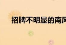 招牌不明显的南风依旧吹着爱人不肯回