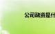 公司融资是什么知识介绍