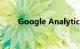 Google Analytics是什么知识介绍