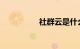 社群云是什么知识介绍