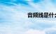 音频线是什么知识介绍