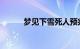 梦见下雪死人预兆什么知识介绍