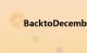 BacktoDecember歌词知识介绍