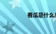 看瓜是什么瓜知识介绍