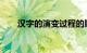 汉字的演变过程的顺序简述知识介绍