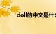 doll的中文是什么意思知识介绍