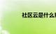 社区云是什么意思知识介绍