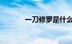 一刀修罗是什么动漫知识介绍