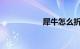 犀牛怎么折知识介绍