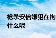 枪杀安倍嫌犯在拘留所不停做俯卧撑 这是为什么呢
