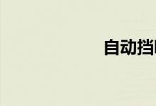 自动挡哪个是刹车