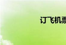 订飞机票哪个网站好