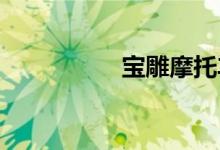 宝雕摩托车是不是杂牌