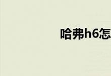 哈弗h6怎么样毛病多吗