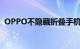 OPPO不隐藏折叠手机在照片和视频中展示