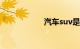 汽车suv是什么意思