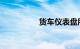 货车仪表盘所有故障灯