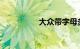 大众带字母多少钱一辆