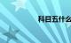 科目五什么时候出来