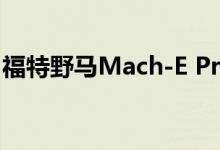 福特野马Mach-E Premium与GT性能版对比