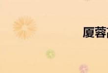 厦蓉高速公路