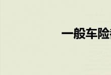 一般车险都买哪些险种