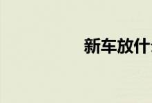 新车放什么除甲醛最好