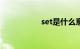 set是什么意思车上的