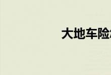 大地车险怎么样可靠吗