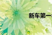 新车第一年保险多少钱