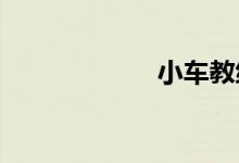 小车教练证怎么考