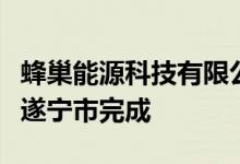 蜂巢能源科技有限公司银团签约仪式在四川省遂宁市完成
