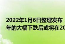 2022年1月6日整理发布：电动汽车电池的价格在经历了10年的大幅下跌后或将在2022年上涨