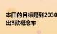 本田的目标是到2030年在销售纯电动汽车推出3款概念车