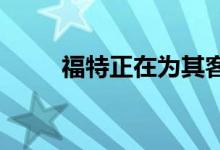 福特正在为其客户制造一些快速车
