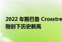 2022 年斯巴鲁 Crosstrek 在 7 月火爆—这款小型 SUV 刚刚创下历史新高